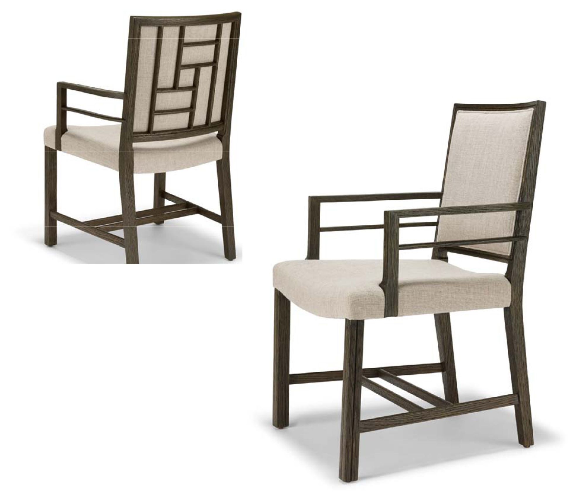 Brighton Arm Chair Upholstered Back